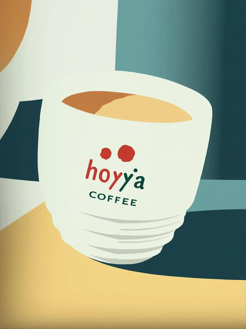 Ilustrație conceptuală: ceașcă ceramică fără însemne cu cafea de specialitate.